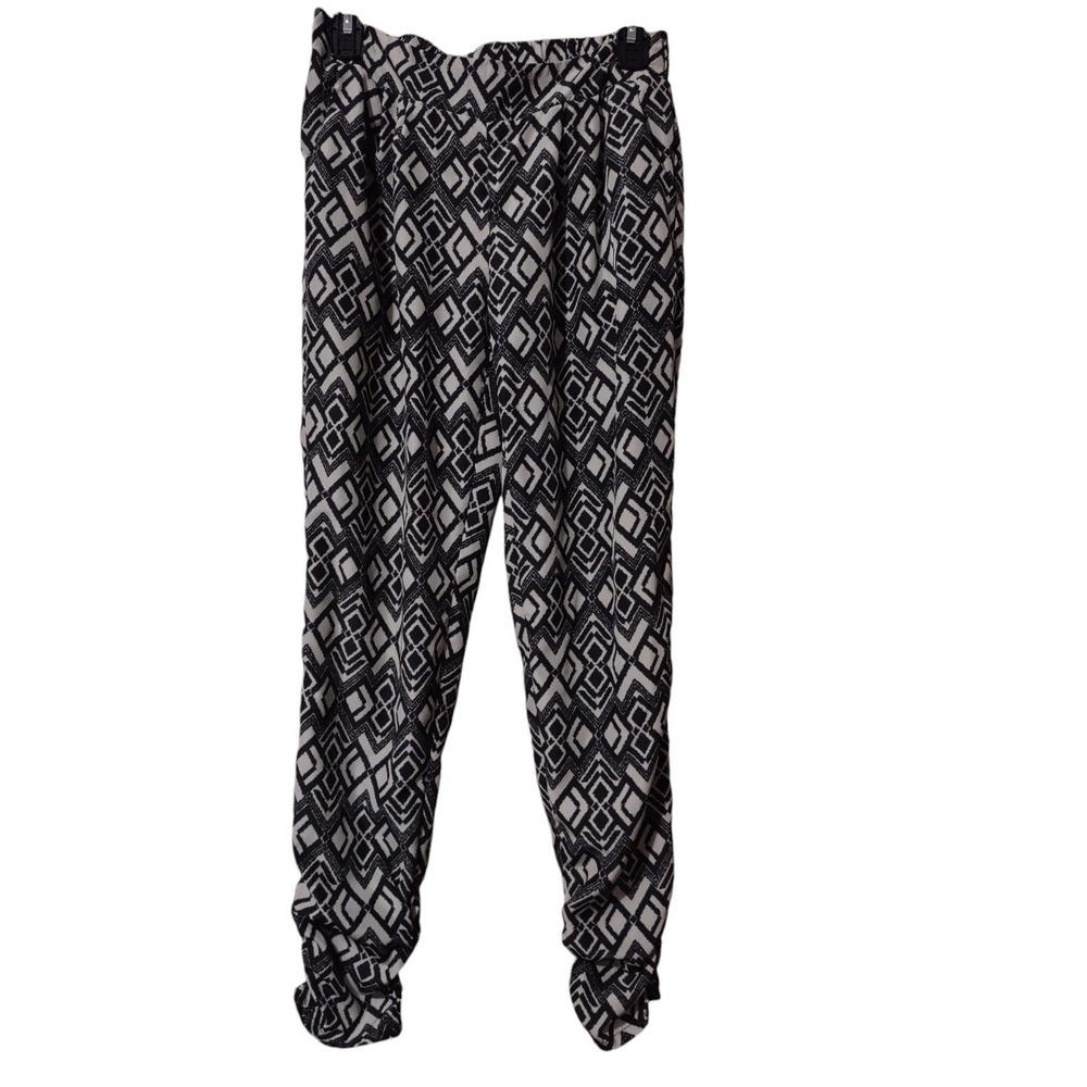 Charlotte Russe Pants Women's Size Small Pull On Cinched Bottom Legs Pockets